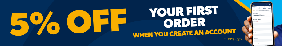 5% off your first order