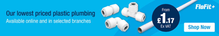 Our lowest priced plastic plumbing. Available online and in selected branches at City Plumbing