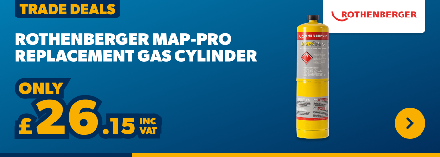 rothenberger pro replacement gas cylinder only £26.15 inc vat