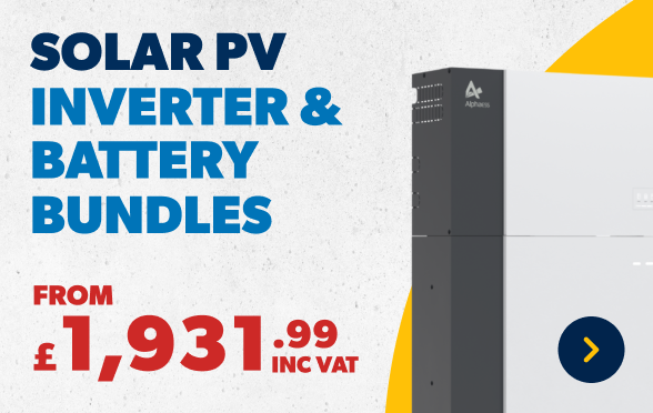 Solar PV Inverter & Battery Bundles From £1,931.99 inc vat