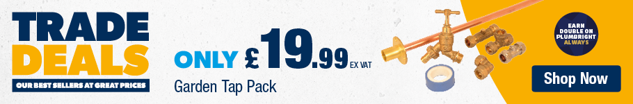 Only £19.99 ex VAT on Garden Tap Pack at city plumbing