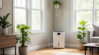dehumidifier in room