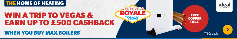 win a trip to vegas & earn up to £500 cashback when you buy max boilers 