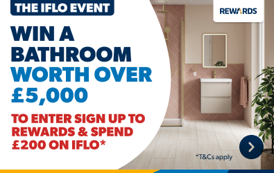 Win a bathroom worth over £5,000. To Enter Sign up to Rewards & Spend £200 on iflo. T&C's Apply. Shop Now