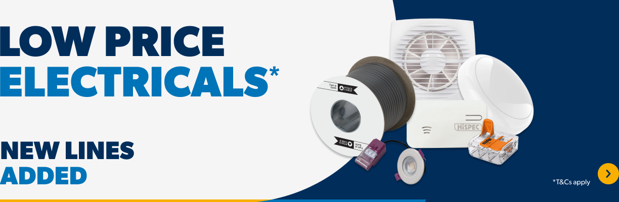 Lowest price electricals. new lines added
