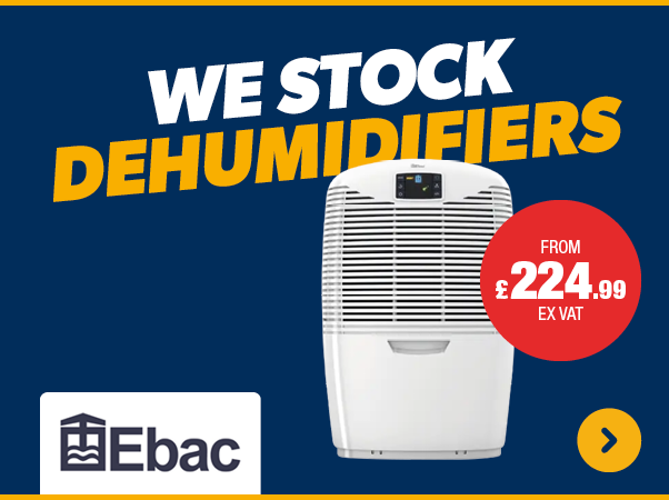 We stock Dehumidifiers - shop now