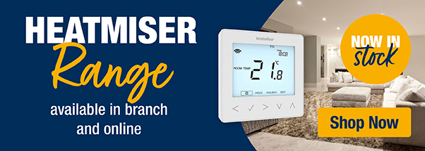 Heatmiser range - available in branch and online 