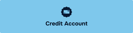 credit account sign up banner