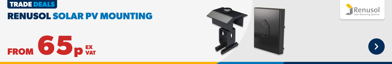 From 65p ex VAT Renusol Solar PV Mounting 