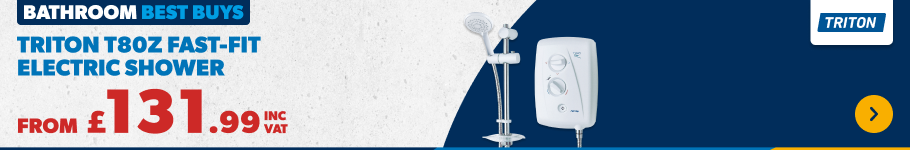 From £131.99 inc vat	Triton T80Z Fast-Fit Electric Shower