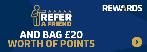 refer a friend and gab £20 worth of points 