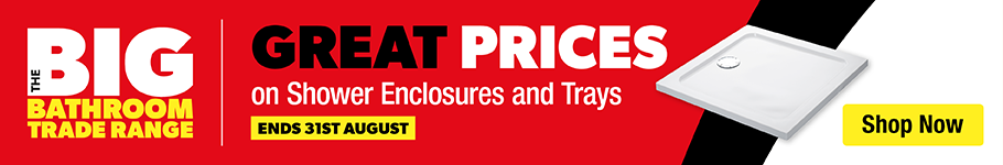 Great prices on Shower Enclosures & Trays at City Plumbing