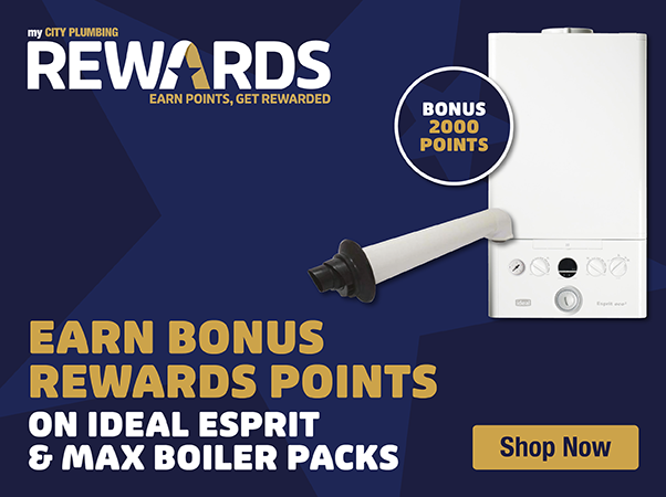 Double rewards Points on Ideal Espirt & Max Boilers - learn more 