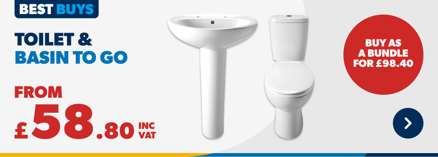 Toilet & Basin to go from £58 INC VAT. Shop Now