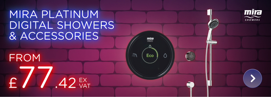 From £77.42 ex vat Mira Platinum digital showers & accessories 