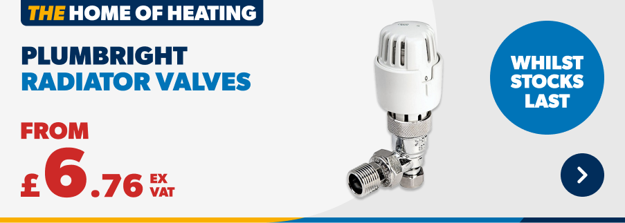 Plumbright Radiator Valves From £6.79 ex VAT
