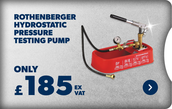 Rothenberger Hydrostatic Pressure Testing Pump Only £185 ex vat