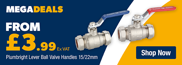Plumbright Lever ball valve handles from only £3.99