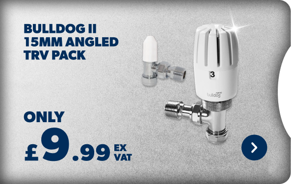 Bulldog II 15mm Angled TRV Pack only £9.99 ex vat