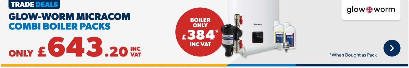 from £643.20 inc VAT Glow-Worm Micracom Combi Boiler Packs