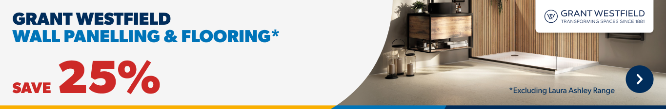 Grant Westfield Wall Panelling & Flooring. Save 25%. Shop Now