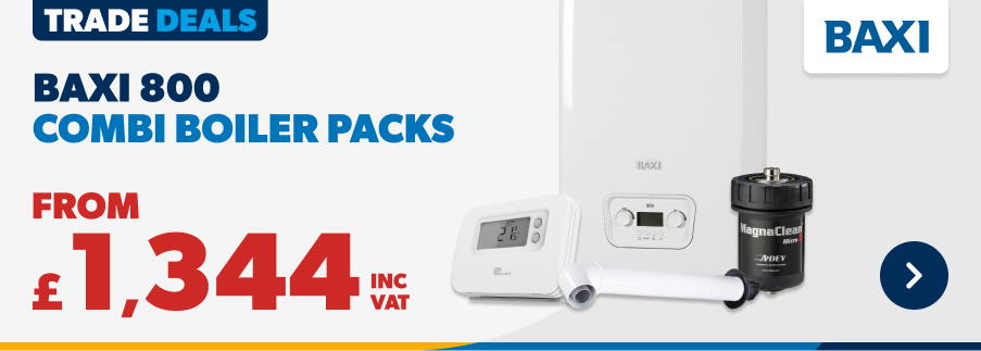 Baxi 800 Boiler Packs from £1344 inc vat