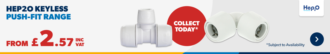 Hep2o Keyless Push-Fit Range. Collect Today subject to availability, Shop Now