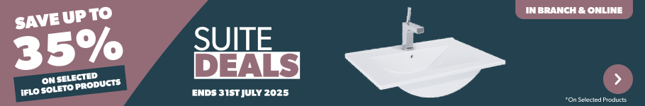 Suite Deals Ends 31st July 2025. Save up to 35% on selected iflo soleto products. In branch and online. Shop Now