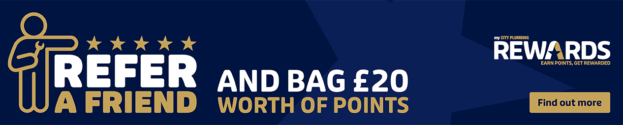 Refer a friend and bag £20 worth of points at City Plumbing