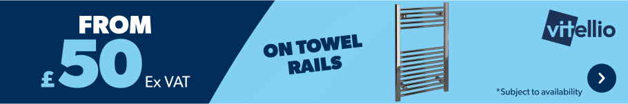 Save £50 ex vat on Towel Rails 