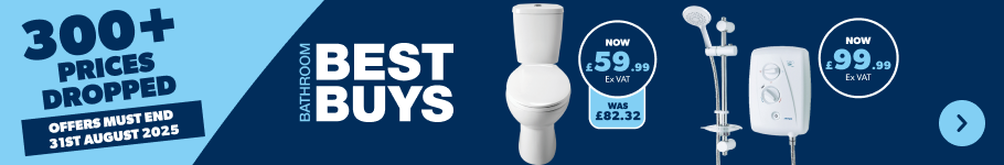 Bathroom Best Buys. 300+ prices dropped. Must end 31st August 2025. Shop Now