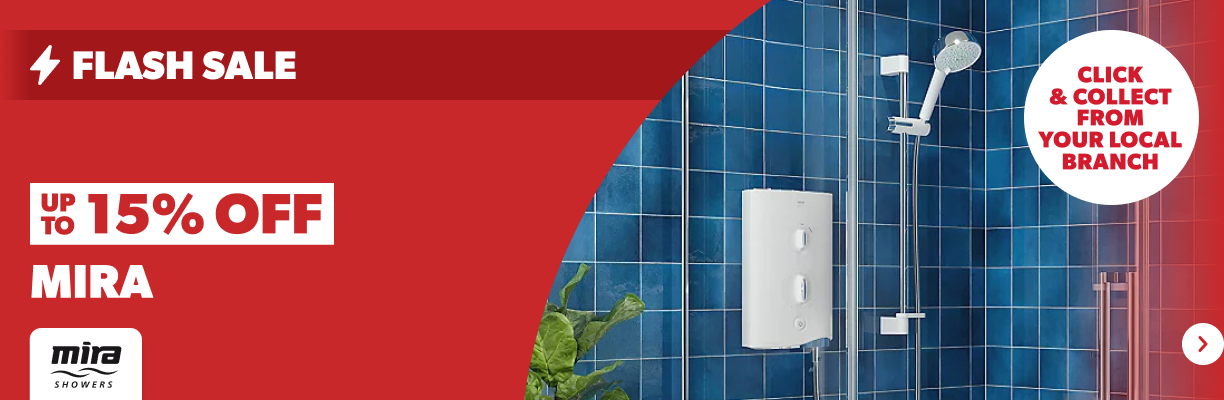 Up to 15% off Mira Showers - Shop now