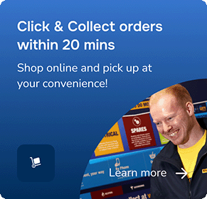 Click & Collect within 20 mins. Shop online and pick up at your convenience! Learn More