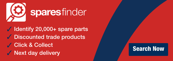 Spares finder Identify 20,000+ spare parts Discounted trade products	Click & Collect	 Free delivery on all Spares Search Now