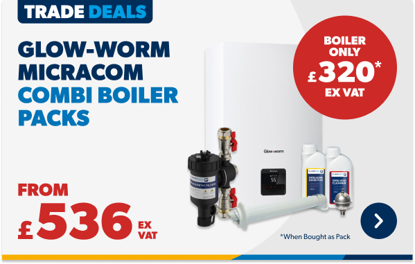 from £536 ex VAT Glow-Worm Micracom Combi Boiler Packs
