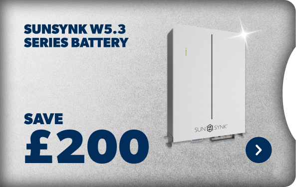 Sunsynk W5.3 Series Battery save £200