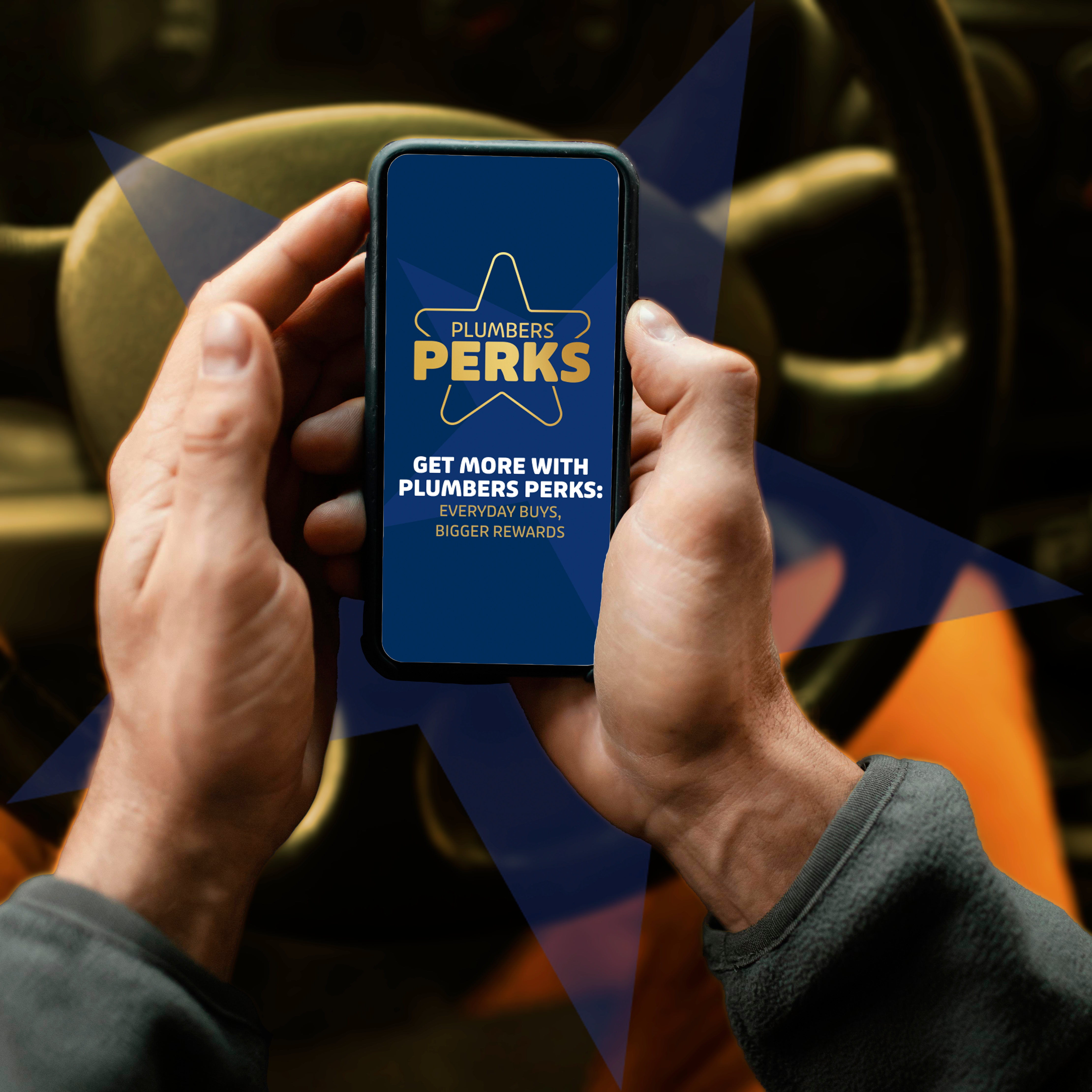 City Plumbing Rewards on phone