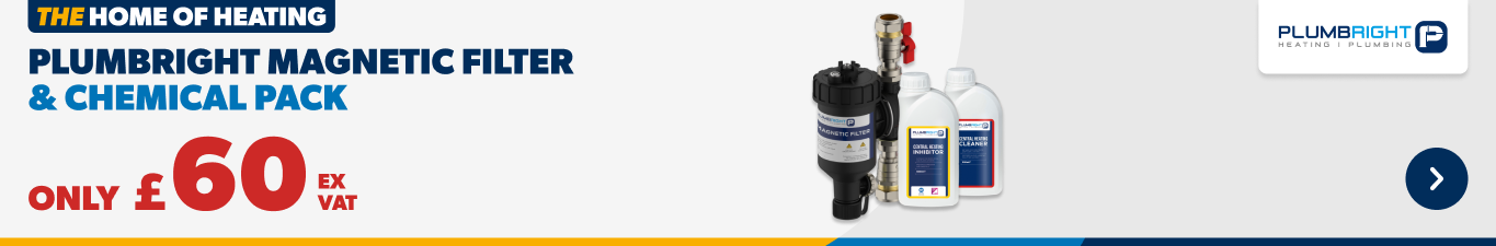 Only £60 Plumbright Magnetic Filter & Chemical Pack 