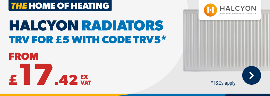 Halcyon Radiators TRV for £5 with code TRV5*. From £17.42 ex VAT. T&Cs Apply.  Shop Now
