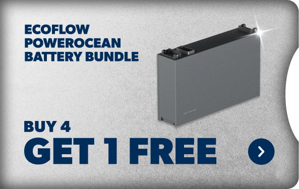 Ecoflow PowerOcean Battery Bundle Buy 4 Get 1 Free 