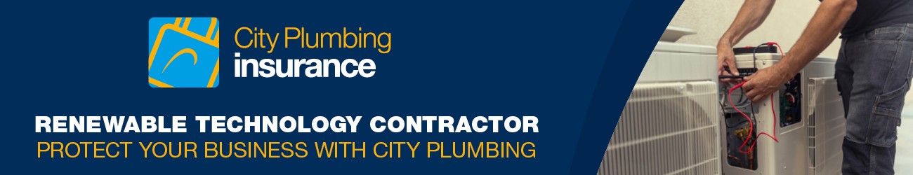 Banner - City Plumbing Trade Insurance for Renewable Energy Contractors