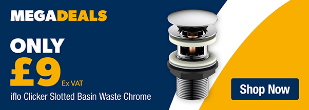 iflo Clicker Basin Waste Chrome £9 ex vat 