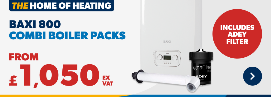 from £1050 ex VAT on Baxi 800 Boilers 