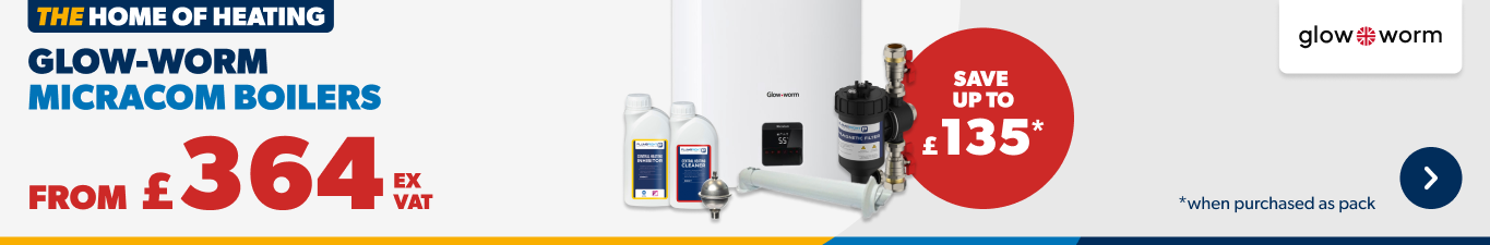 Glow-worm micracom boilers from £364 when purchased as pack