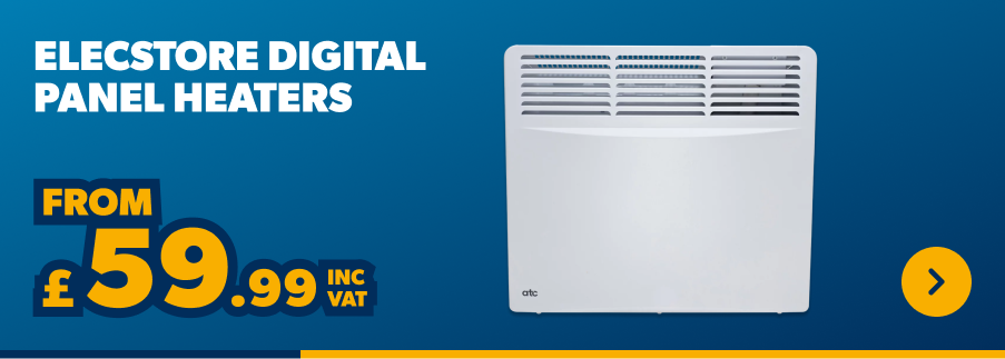 Elecstore Digital Panel Heaters From £59.99 inc VAT. Shop Now