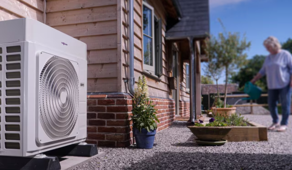 Viessmann Heat Pump in Garden