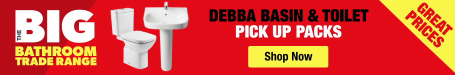 Great prices on Debba Basin & Toilet Pick Up Packs this Big Bathroom Trade Range at City Plumbing.