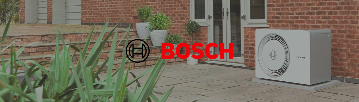 Bosch Heat Pump in Garden