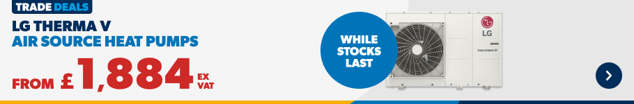 LG Therma V Air Source Heat Pumps £1,884 ex vat