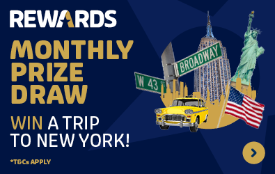 win a trip to new york with our monthly prize draw - find out more 